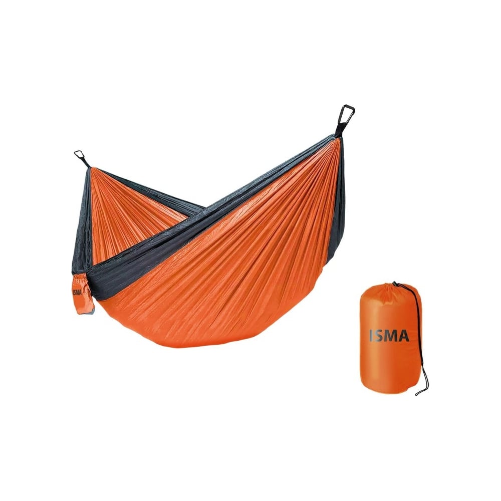 Изображение товара Гамак ISMA 260x140см с чехлом, прочная парашютная ткань, нагрузка 200кг
