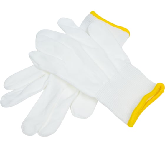 Изображение товара Нейлоновые перчатки РУСОКО Жемчуг 12 пар, р. 7/S 220110Б-3