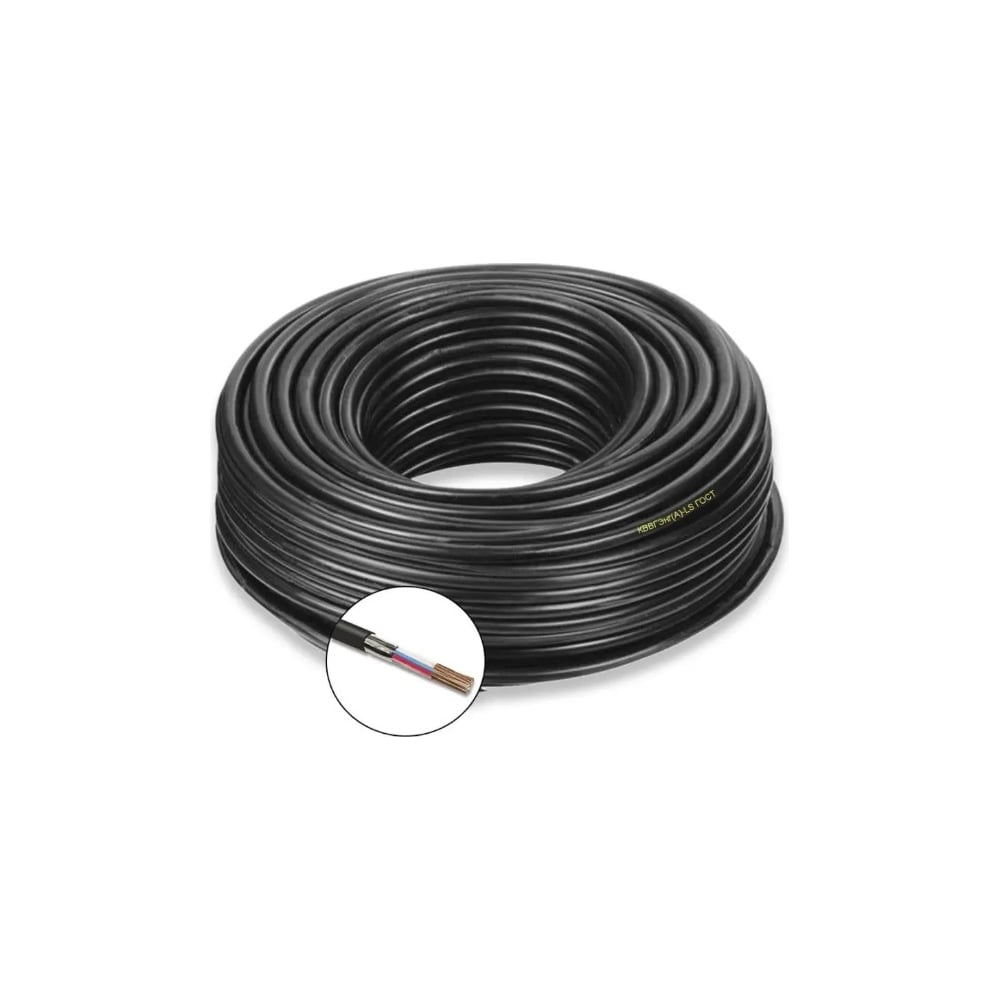 Изображение товара Контрольный кабель КВВГЭнг(A)-LS 10x0.75 мм2 5 м для электросетей и монтажа