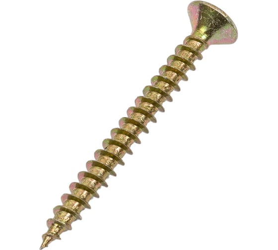 Изображение товара Универсальные шурупы для дерева, ДСП, ДВП Зубр желтопассивированные, PZ, 4,5x45мм, ТФ0, 3000 штук 4-300390-45-045