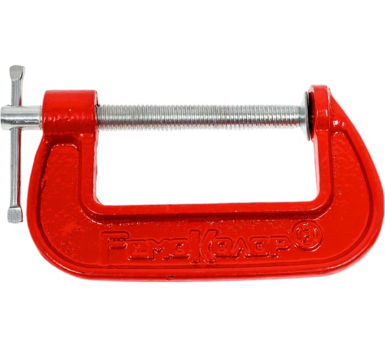 Изображение товара G-образная струбцина 75 мм РемоКолор 44-1-075