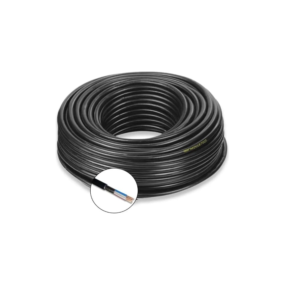 Изображение товара Контрольный кабель КВВГЭнг(A)-LS 4x4 мм2 30 метров защитный ПВХ ГОСТ