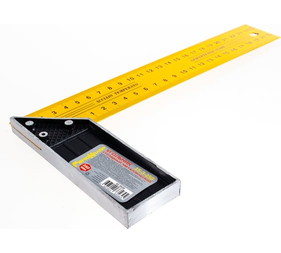 Изображение товара Столярный металлический угольник 250 мм РемоКолор 15-3-250