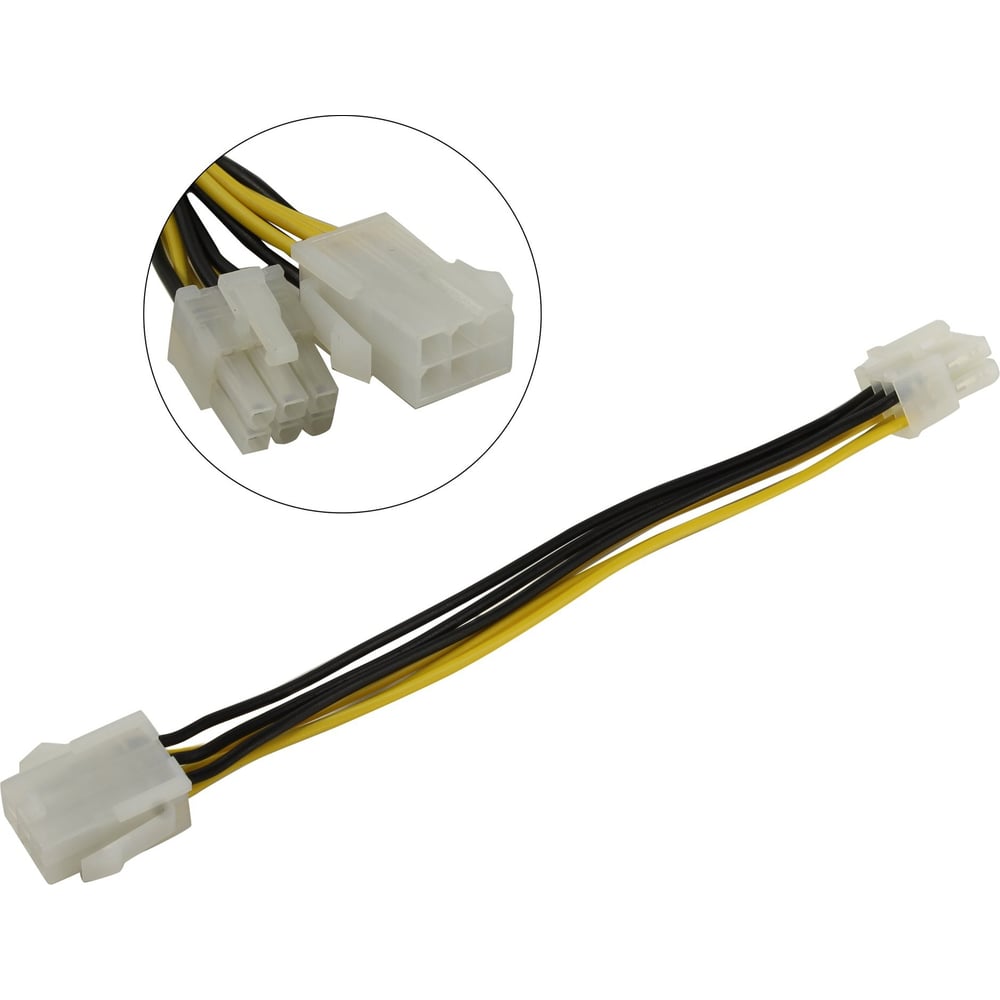 Изображение товара Кабель-удлинитель питания для видеокарты Pro Legend 6pin 6M-6F 20 см PL1454