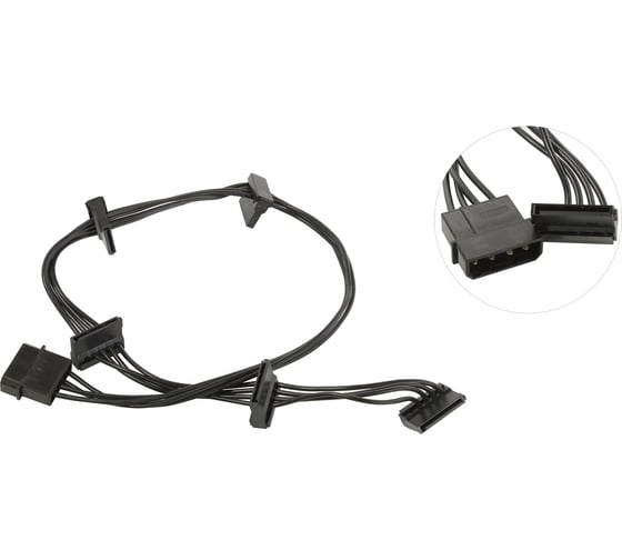 Изображение товара Разветвитель питания Pro Legend SATA 1molex to 5SATA F, 55 см PL1451