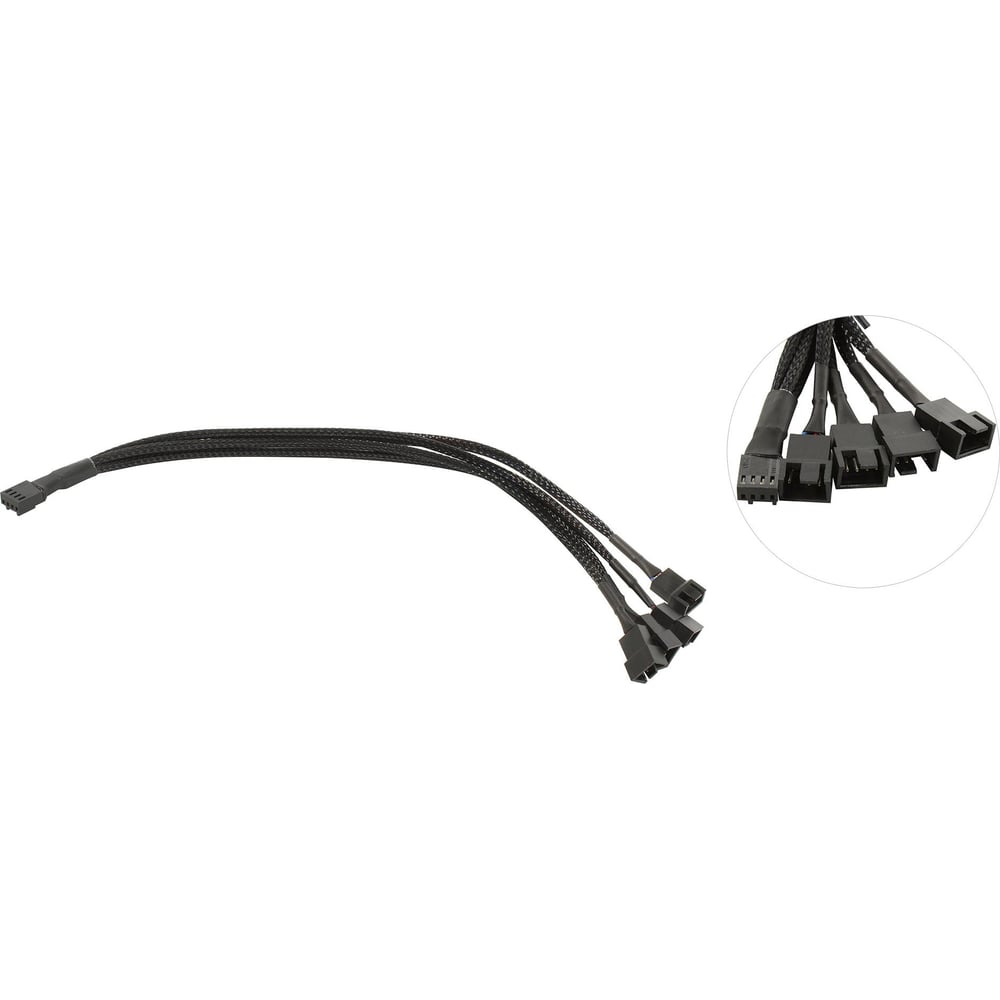 Изображение товара Разветвитель питания для вентилятора Pro Legend 4pin to 4x4pin 30 см PL1467