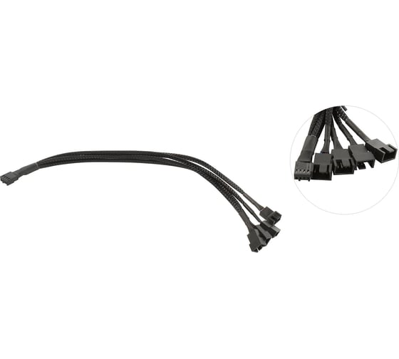 Изображение товара Разветвитель питания для вентилятора Pro Legend 4pin to 4x4pin, 30 см PL1467