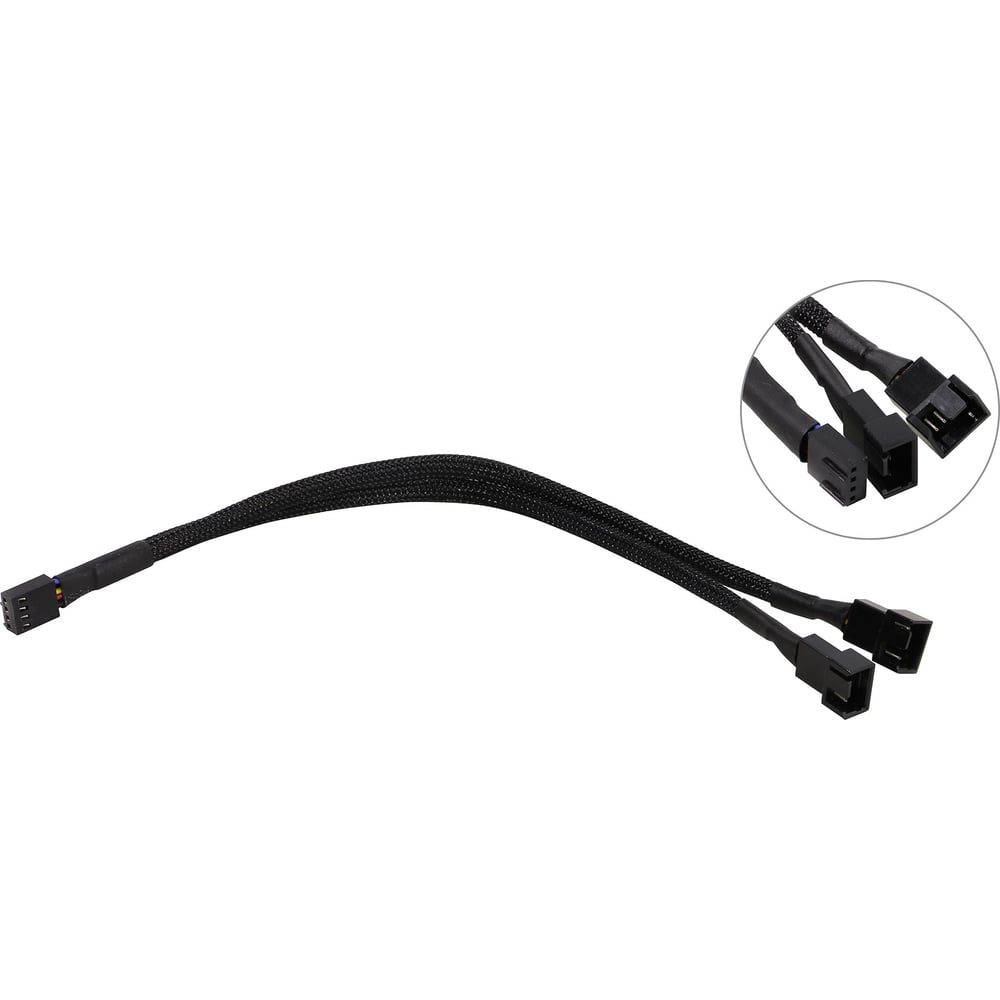 Изображение товара Разветвитель питания для вентилятора Pro Legend 4pin to 2x4pin 20 см PL1465