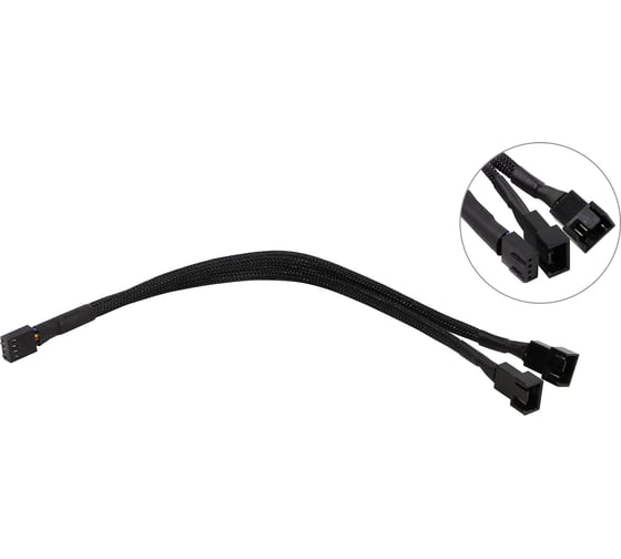 Изображение товара Разветвитель питания для вентилятора Pro Legend 4pin to 2x4pin, 20 см PL1465