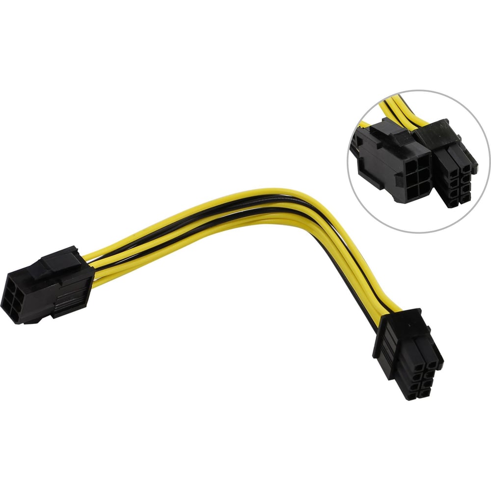 Переходник питания для видеокарт Pro Legend 6pin- 8pin, 10 см PL1477
