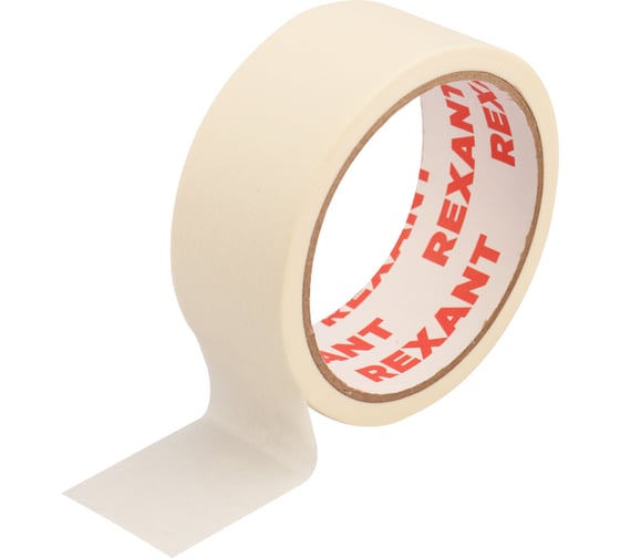 Изображение товара Малярная лента (крепп) REXANT 38 мм, рулон 20 м 09-4432