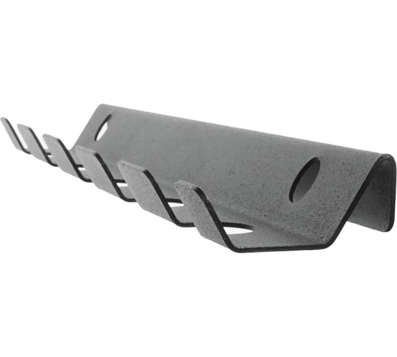 Изображение товара Держатель-органайзер для хранения садового инвентаря REXANT на пять предметов, настенный, черный 38-0647