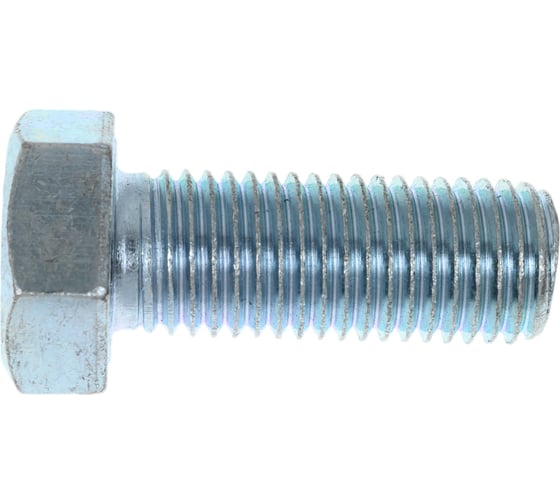 Изображение товара Болт МЕТАЛЛСЕРВИС М24x60 din 933 с полной резьбой, оцинкованный, 5 кг короб 1245378