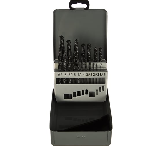Изображение товара Набор сверл по металлу HSS DIN 338, 1,0-10,0 мм, 19 шт. KEIL 300500110