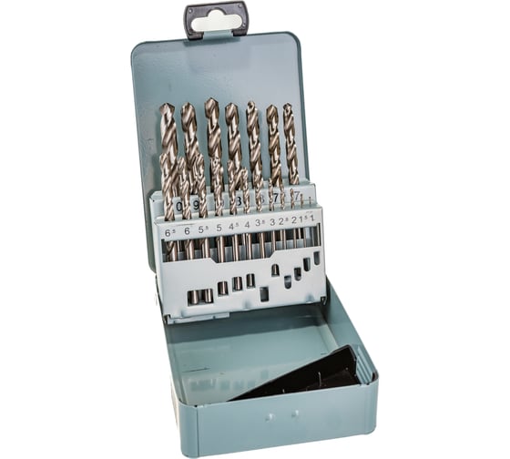 Изображение товара Набор сверл по металлу, шлифованные, 1,0-10,0 мм, 19 шт. KEIL 302500110