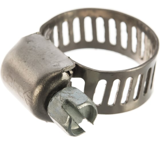 Изображение товара Хомуты Зубр ЭКСПЕРТ, нержавеющая сталь, просечная лента 8 мм, 8-13 мм, 5 шт 37811-08-13-5