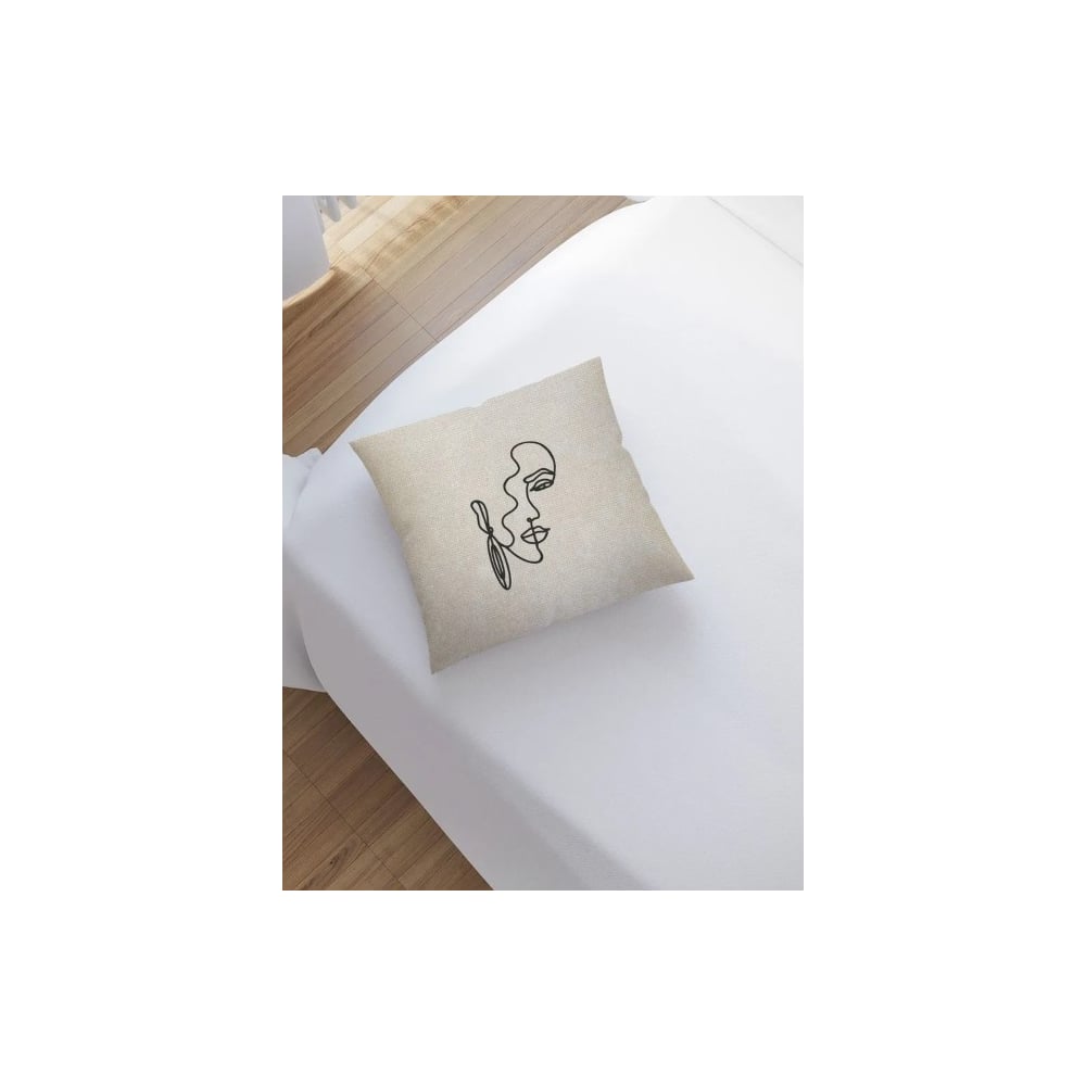 Изображение товара Декоративная наволочка JoyArty Таинственная девушка 45x45 см с молнией