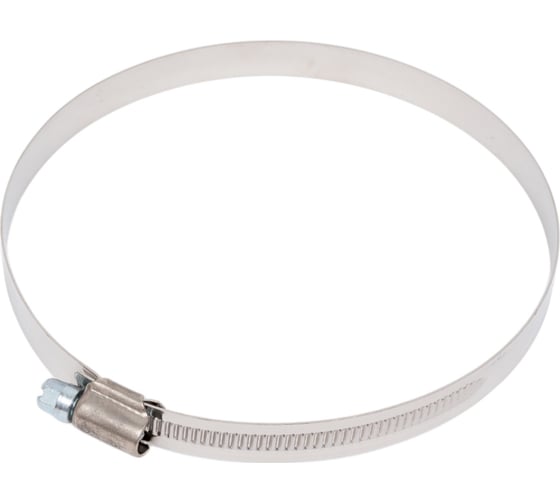 Изображение товара Хомуты Зубр ЭКСПЕРТ из нержавеющей стали с накатной лентой НЛ-12, 110-130мм, 50шт 37822-110-130-50