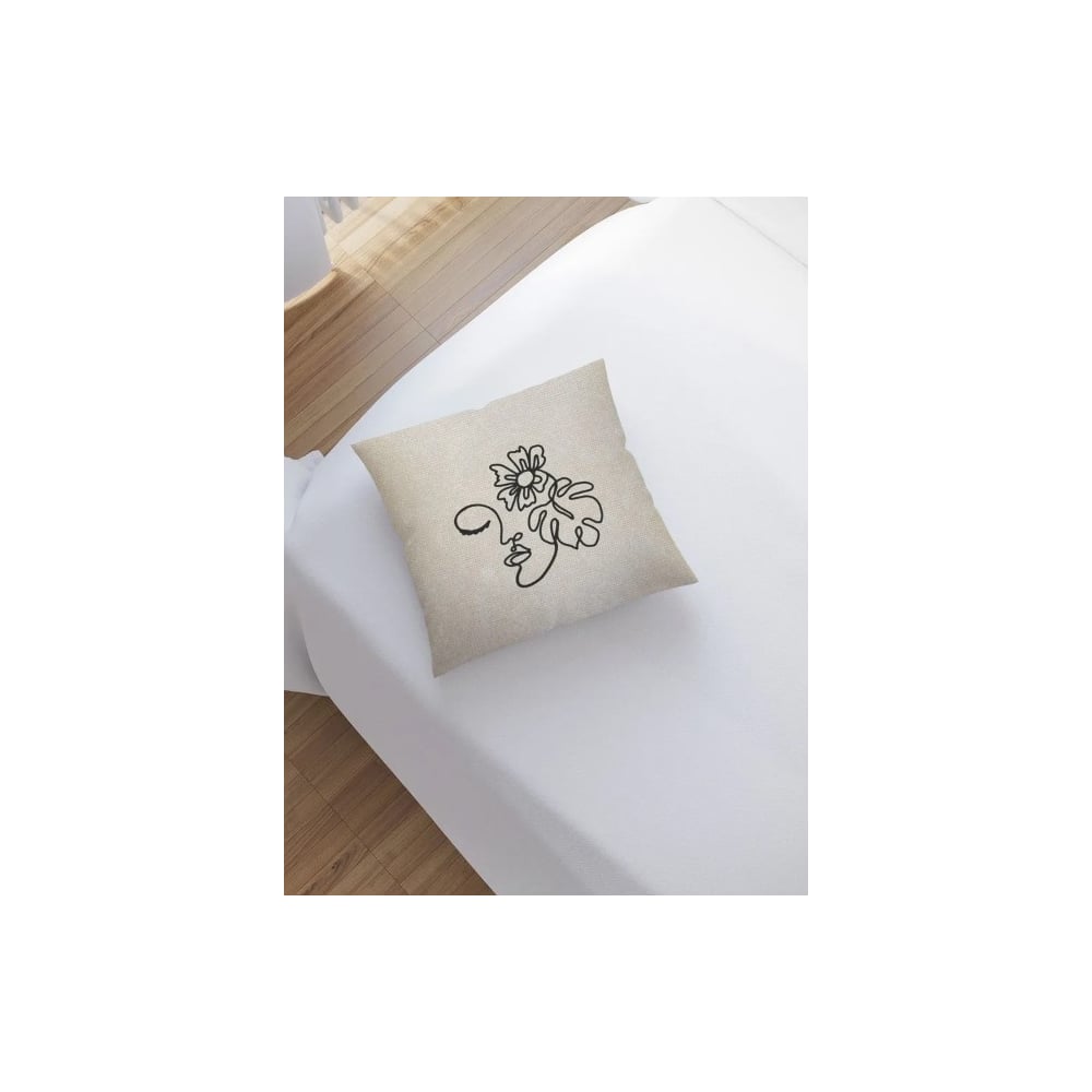 Изображение товара Декоративная наволочка JoyArty девушкам 45x45 см с рисунком на молнии