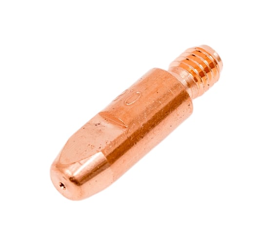 Изображение товара Токоподводящий наконечник М6, 8х28 мм, 0.8 мм, E-Cu, 10 шт EUROSTAR 02М60828Ф0.8М