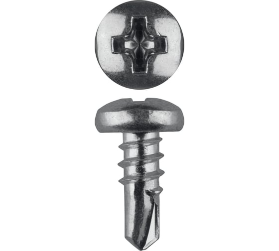 Изображение товара Саморезы со сверлом для листового металла ЗУБР КЛМ-СЦ конусная головка, цинк, 9.5х3.5 мм, 22000 шт. 4-300170-35-09