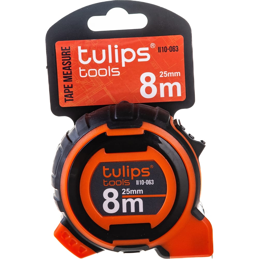 Рулетка Tulips Tools рулетка gross ergonomisch 5 м x 19 мм магнитный обрезиненный зацеп