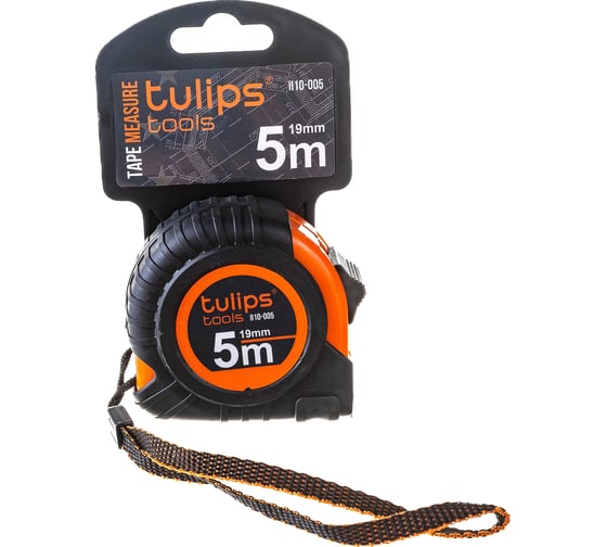 Изображение товара Рулетка с фиксатором 5 м/19 мм Tulips tools II10-005