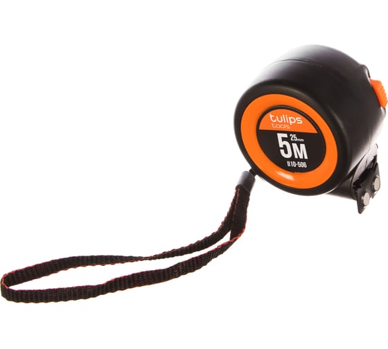 Изображение товара Рулетка усиленная с магнитом 5м/25мм IITulips tools 10-506