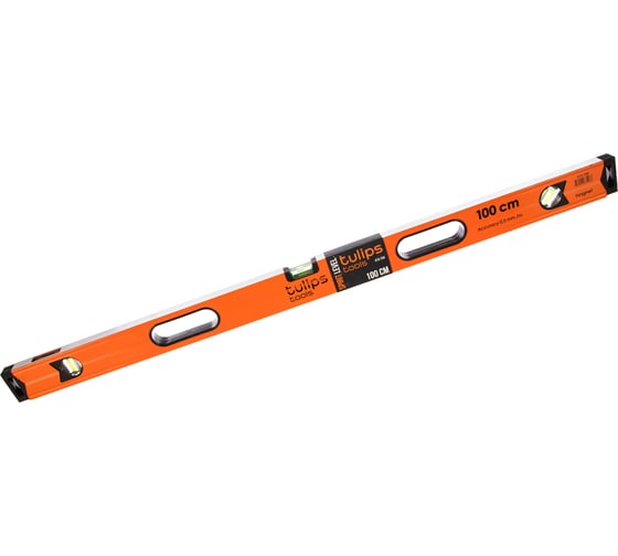 Изображение товара Уровень 100 см 3 глазка рукоятки Tulips tools II13-724