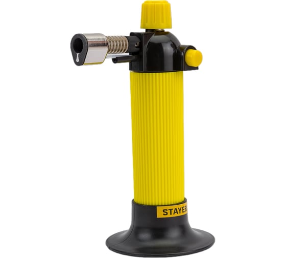 Изображение товара Газовая горелка STAYER MASTER с пьезоподжигом, регулировка пламени, 1000С 55570