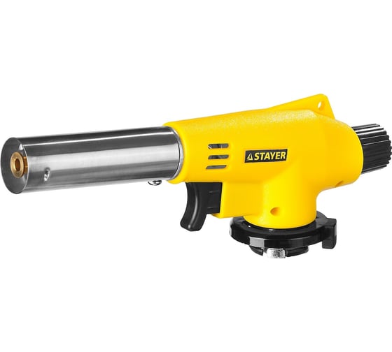Изображение товара Газовая горелка STAYER MaxTerm на баллон, с пьезоподжигом, 1300С 55584