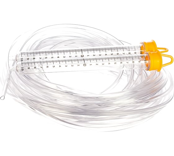 Изображение товара Гидроуровень с усиленной измерительной колбой большого размера, d 8мм, 15м, STAYER 3486-06-15