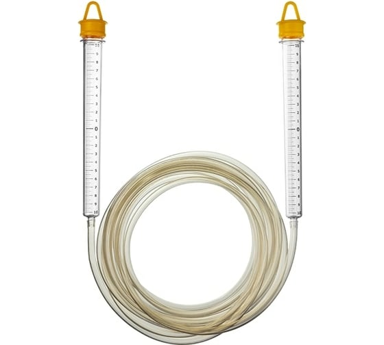 Изображение товара Гидроуровень с усиленной измерительной колбой большого размера, d 8мм, 5м, STAYER 3486-06-05