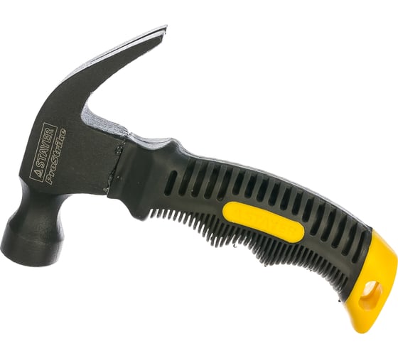 Изображение товара Молоток-гвоздодер STAYER COMPACT укороченный с фибергласовой рукояткой, 225г 2026-225