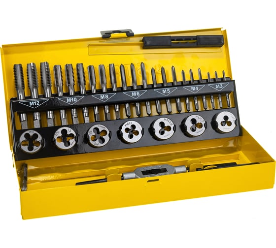 Изображение товара Набор метчиков и плашек STAYER MASTER 32 предмета 28014-H32