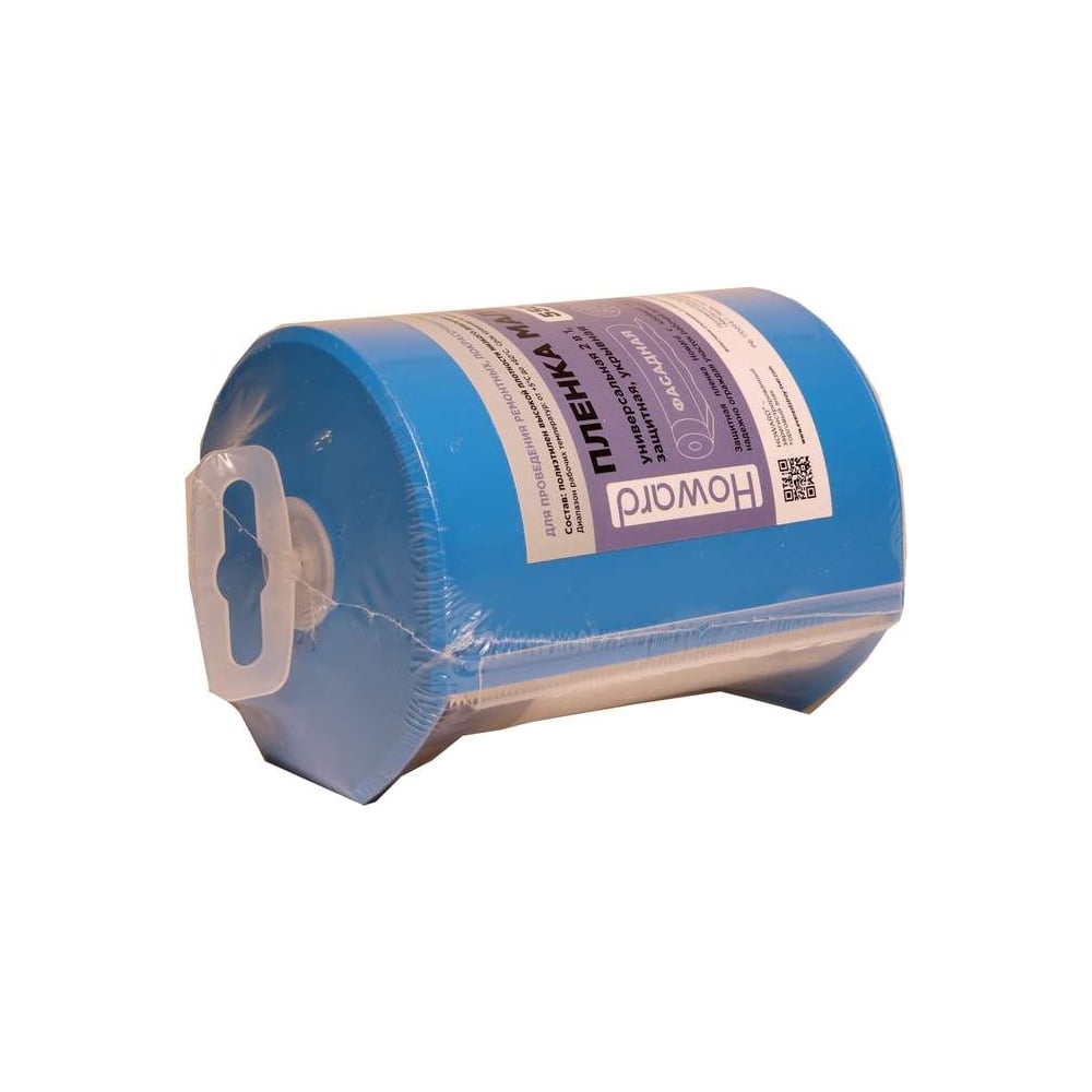 Изображение товара Малярная пленка с клейкой лентой Howard 550 мм 33 м с диспенсером