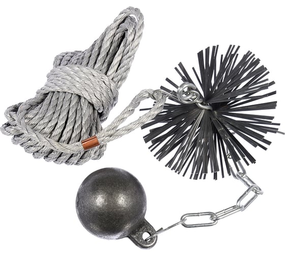 Изображение товара Набор для чистки дымохода d-150 мм Печные штучки VORTEX 62031