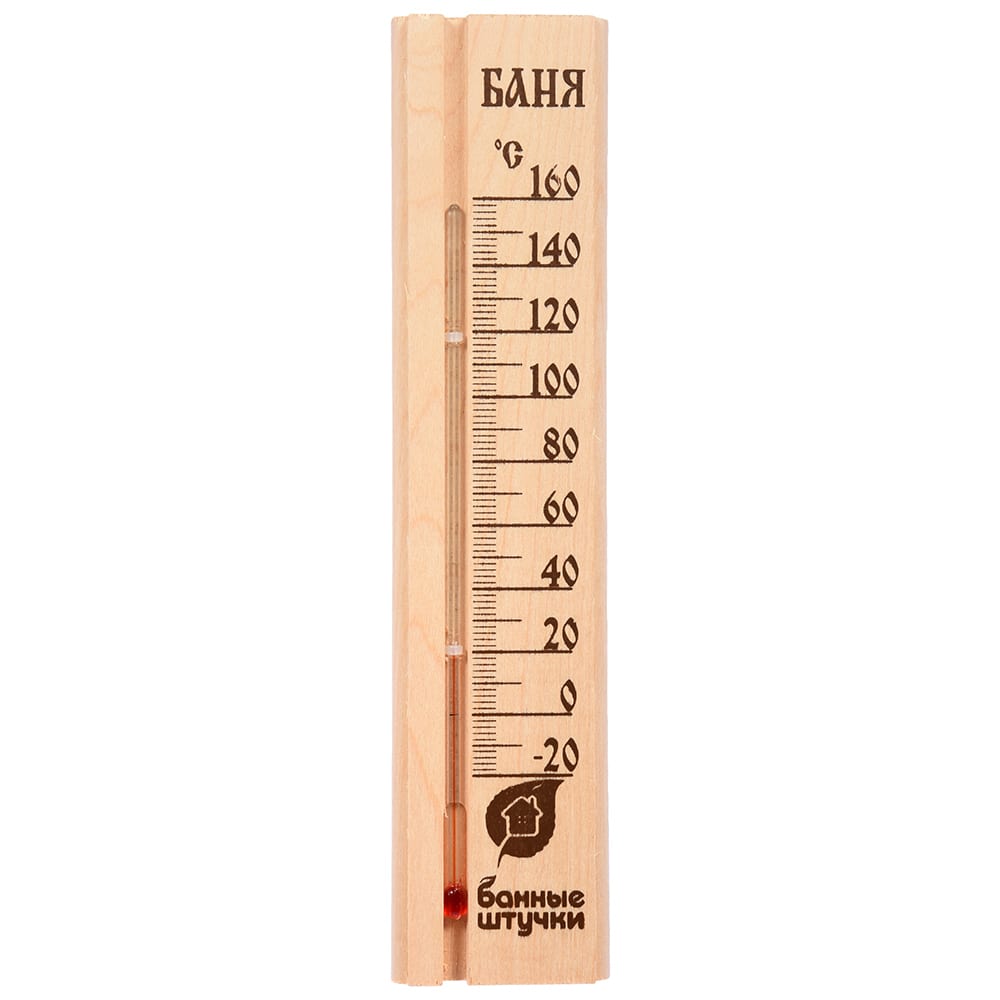 фото Термометр для бани и сауны банные штучки, баня, 27х6,5х1,5см 18037