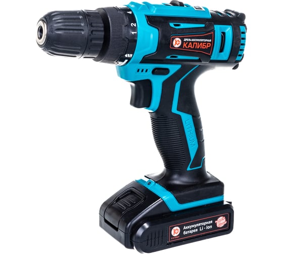 Изображение товара Аккумуляторная дрель-шуруповерт Калибр ДА-14,4-2А+ 00000071065