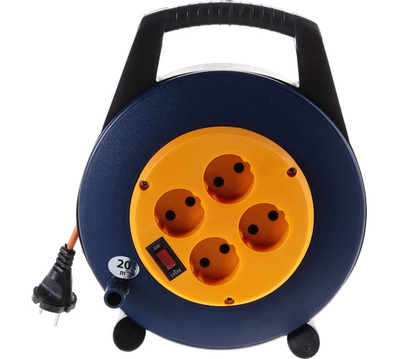 Изображение товара Удлинитель в закрытом корпусе Партнер-Электро CompactLine б/з с выкл. ПВС 2х0,75 6A 20м UC101A-420DB