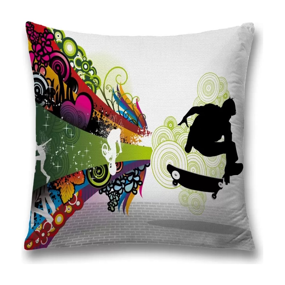 Изображение товара Декоративная наволочка JoyArty 45x45 см с рисунком и молнией