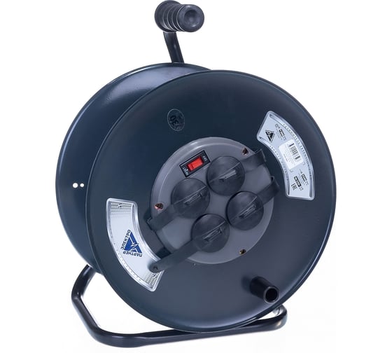 Изображение товара Удлинитель Партнер-Электро ProfiLine 4гн. с/з с выкл. КГ 3х1,5 16A 30м IP 44 UP218C-430GR