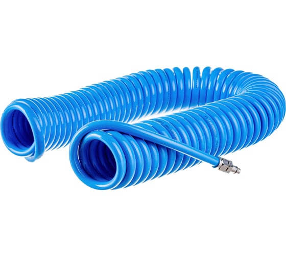 Изображение товара Шланг пневматический витой полиуретановый (15 м; 14х10 мм; 20 бар) AIRBOSS PUR-1415M