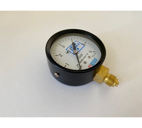 Изображение товара Манометр МЕТЕР ДМ 02-100-1-М Р=0..6 кгс/см2 М20x1,5 кл.1,5 737