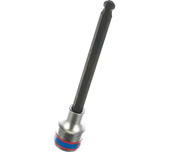 Изображение товара Насадка торцевая 1/2", HEX8, 140 мм, с шаровым окончанием KING TONY 40D008