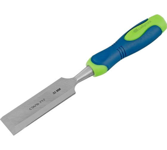 Изображение товара Долото-стамеска, 32мм, двухкомпонентная рукоятка СИБРТЕХ 24497