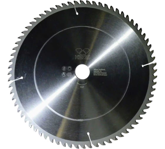 Изображение товара Диск пильный по дереву (305x30 мм; z72) KEOS WB305.72
