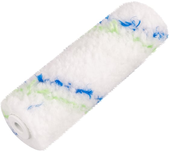 Изображение товара Сменный мини-валик 110 мм,ворс 12 мм,D - 16 мм, D ручки - 6 мм СИБРТЕХ Водные краски 80582