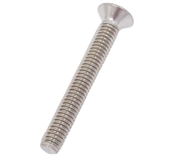 Изображение товара Винт с потайной головкой ВИРТУОЗ крестообразный шлиц, 4x30мм, din 965, нержавеющая сталь а2 - 10 шт 50087