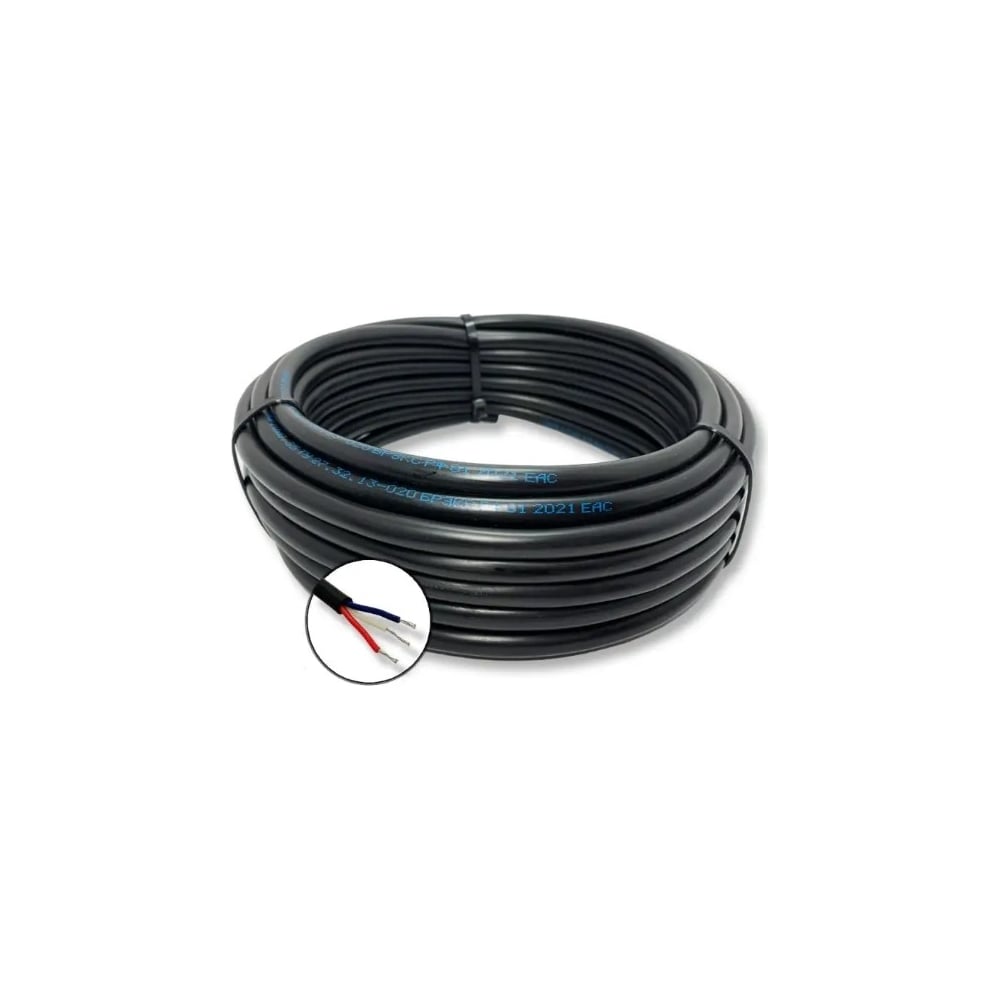 Изображение товара Кабель монтажный ПРОВОДНИК мкшнг(a)-ls 3x0.5 мм2, 20м OZ265098L20